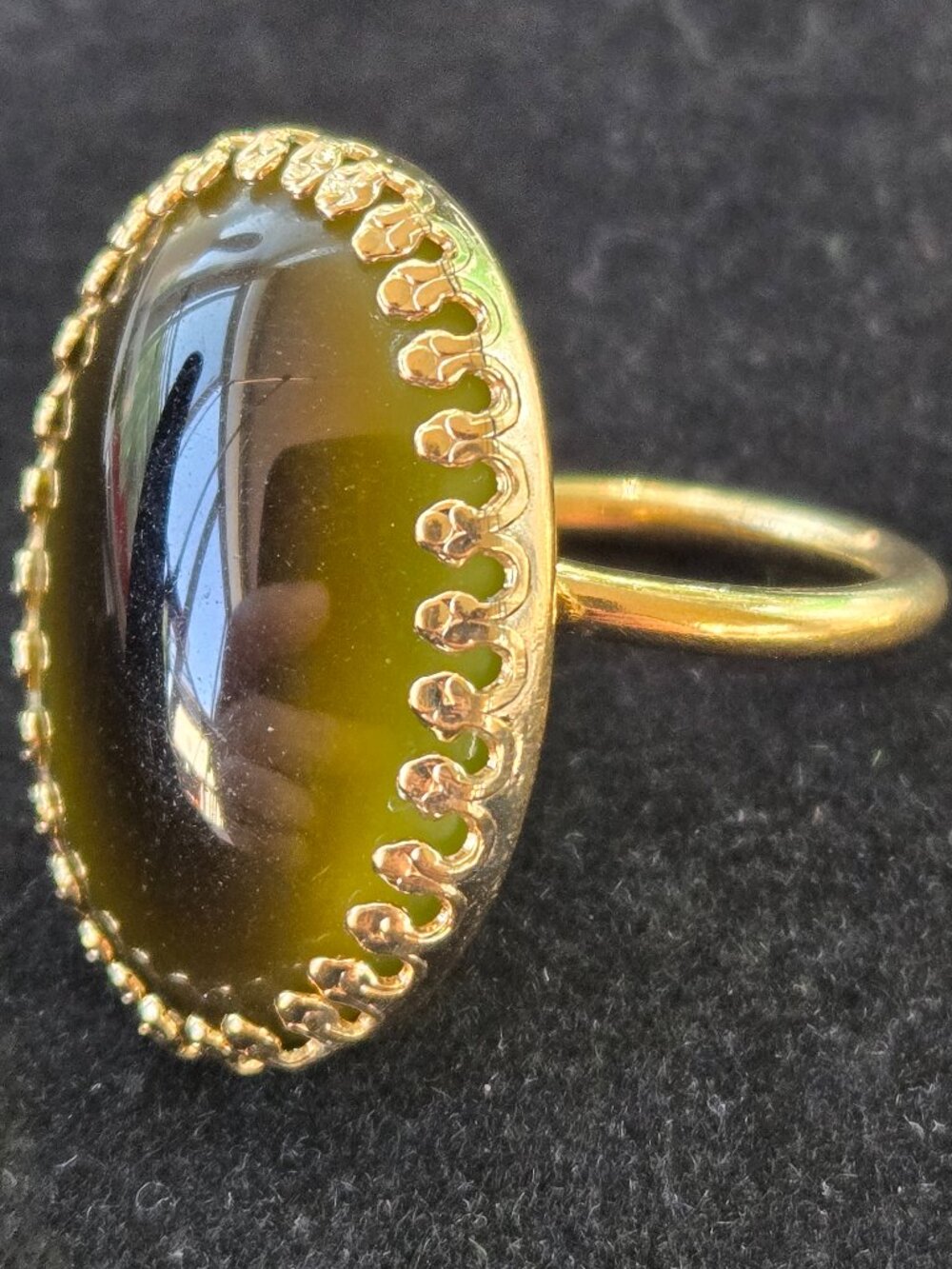 Sarah Coventry, Canada, vintage ring size 6 adjustable